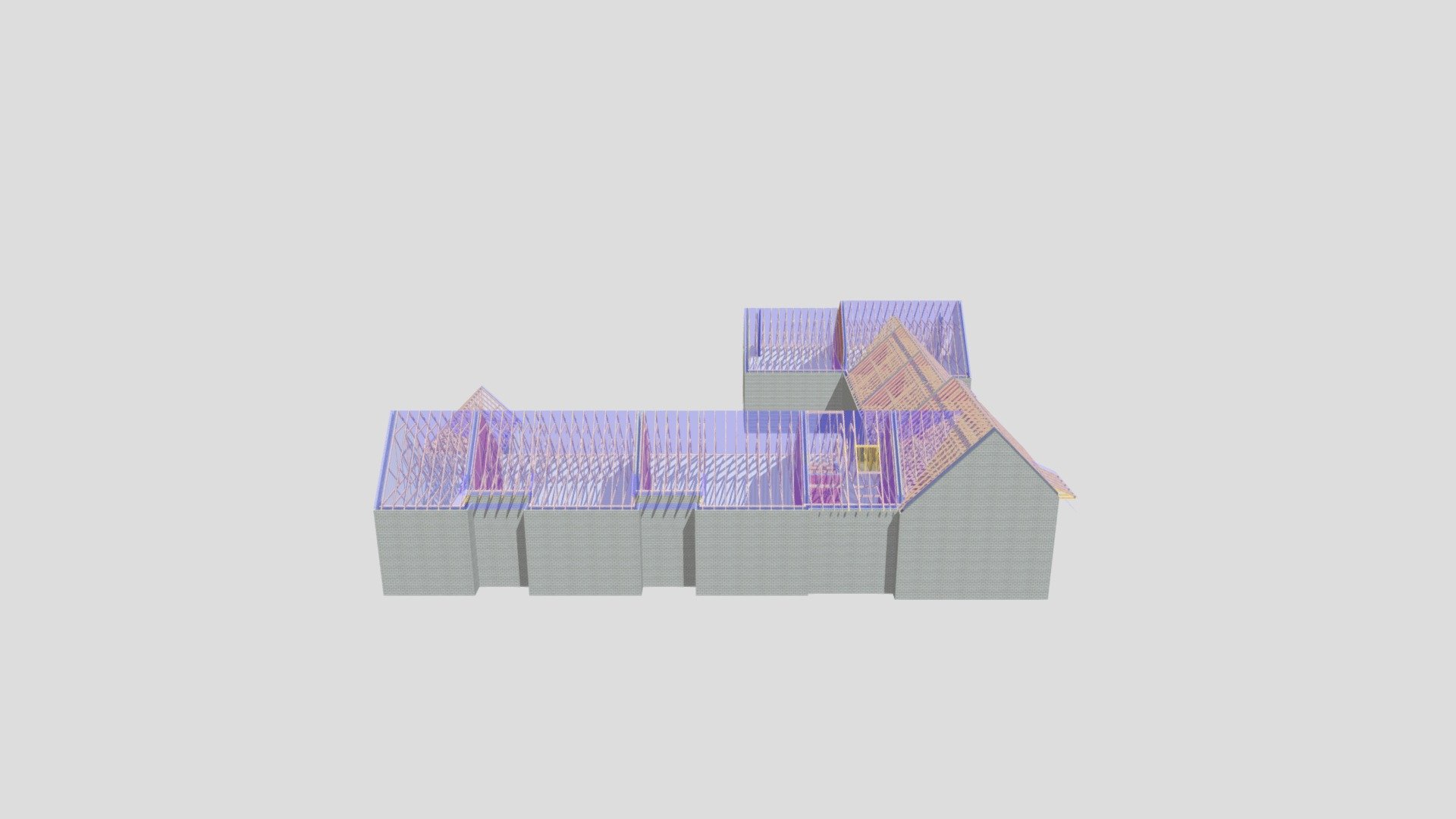 P11238G, Roof Truss Layout, Flats