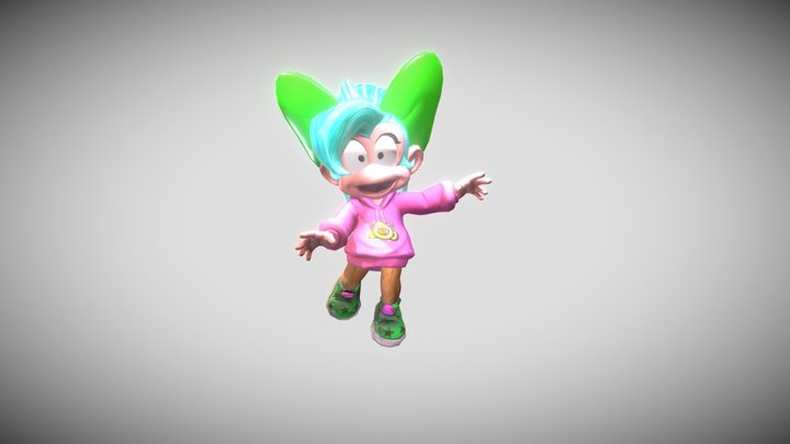 Breezy from Rilla Island 3D Model