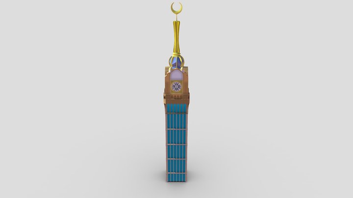 Makkah royal Clock Tower 3D Model