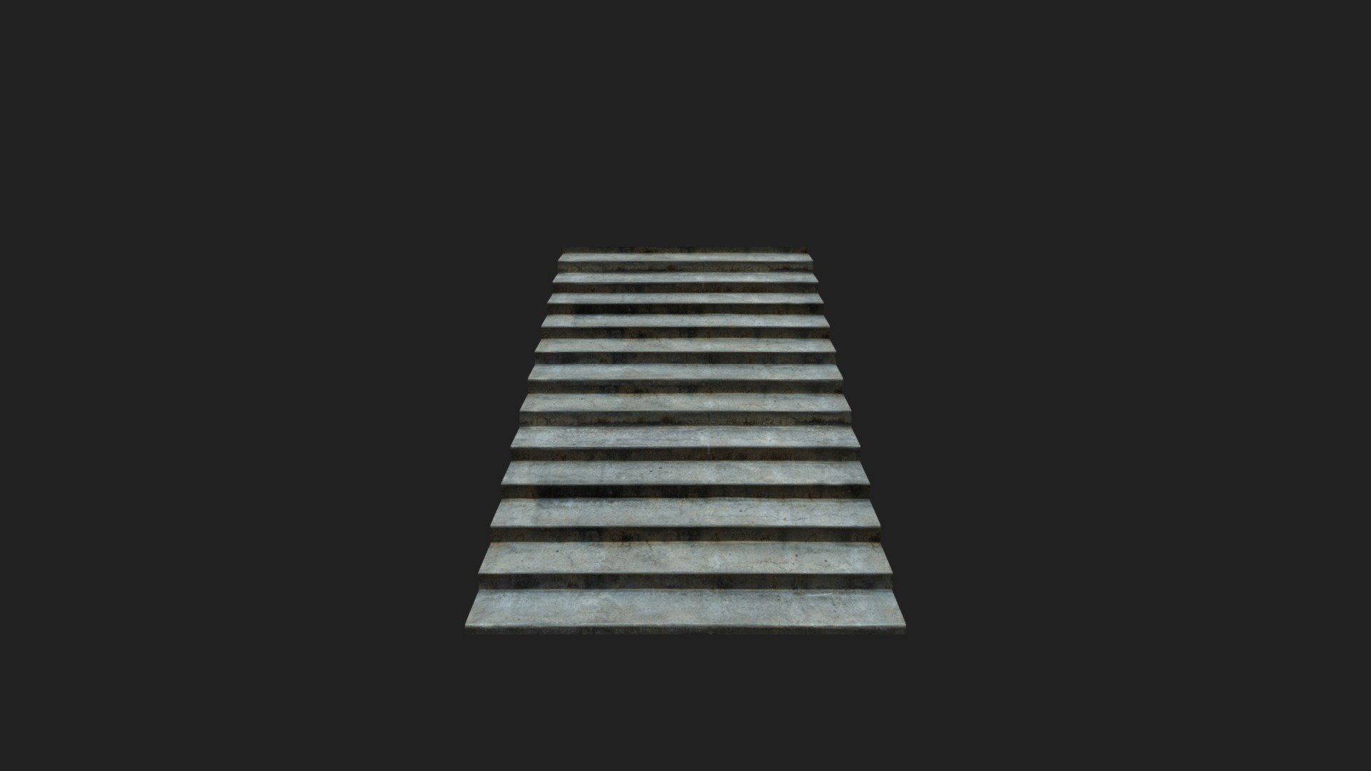 Concrete staircase