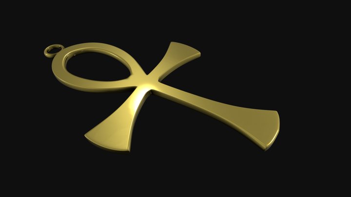 Goddess Rosemary's Original Ankh 3D Model