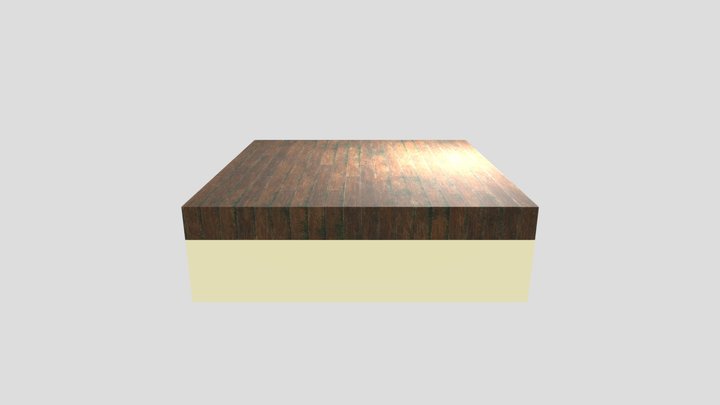 Wooden Plank Asset BioShock GO 3D Model