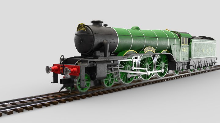 Hornby Train: The Flying Scotsman - 2020 3D Model