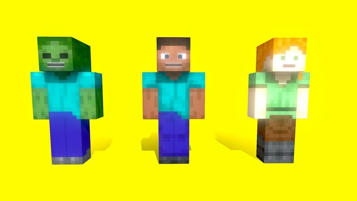 Minecraft Pack 3D Model