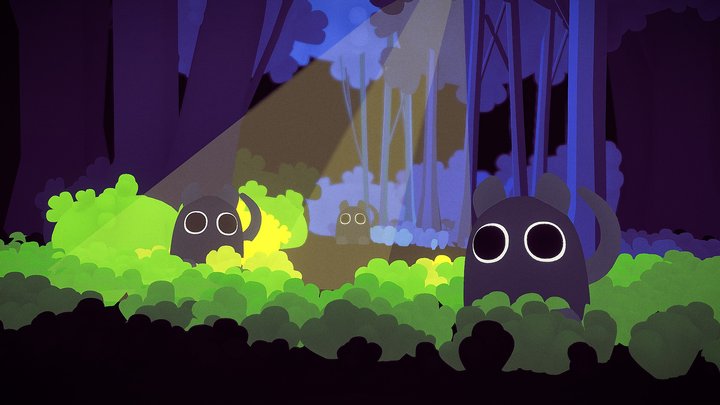 The Forest and The Cat 3D Model