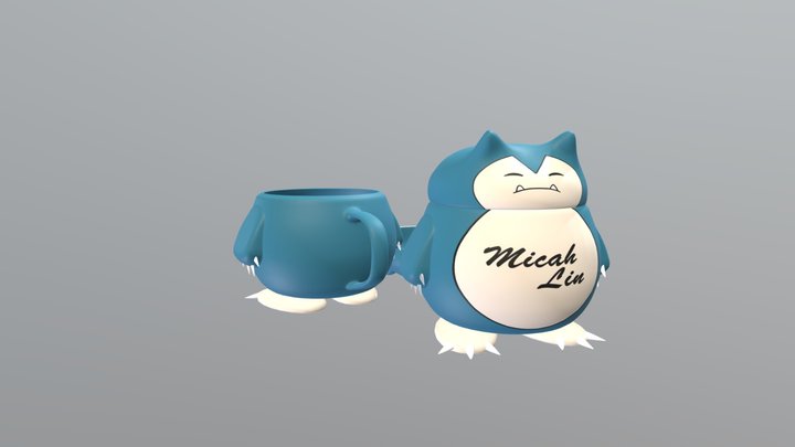 Snorlax_mug 3D Model