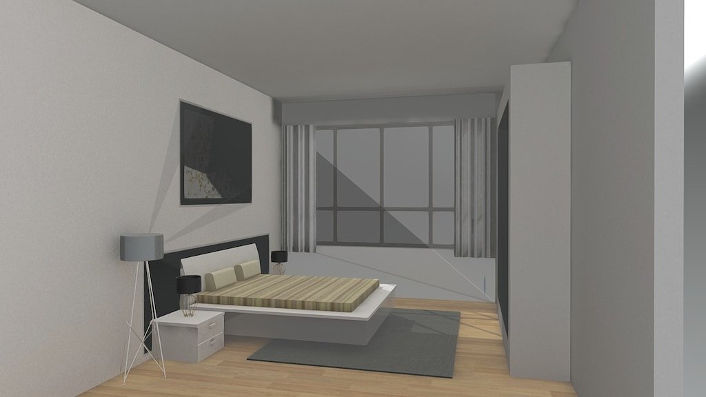 bedroom - 3D model by babylg1314 [8507ff3] - Sketchfab