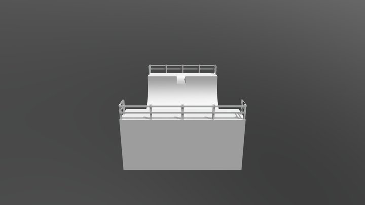 Skateboard Ramp 3D Model