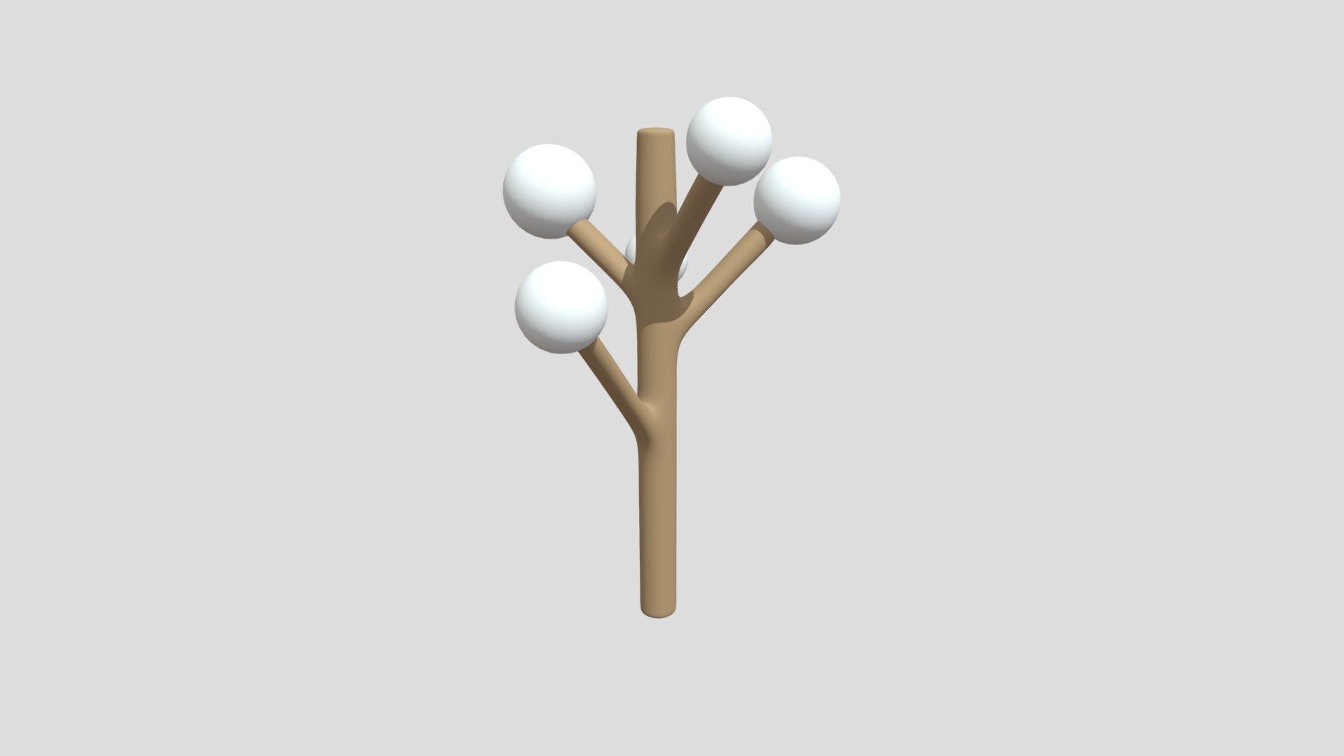 Albero con palle luminose