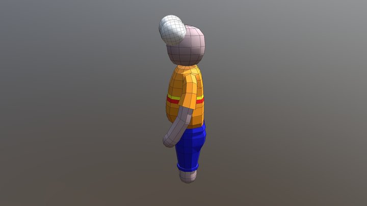 Character Drie Ogen 3D Model