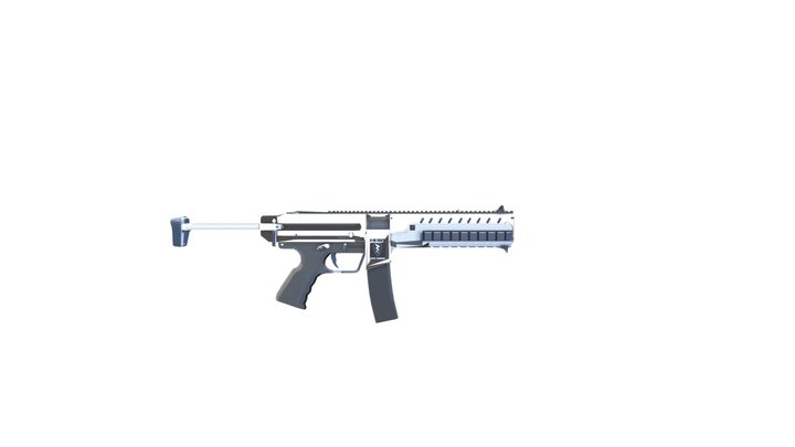 Combat PDW 3D Model