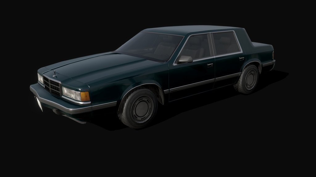 Riverside '88 - Low poly model