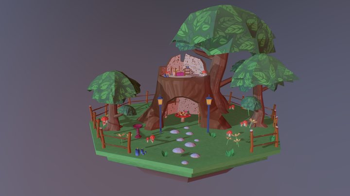 Fantasy Environment - Animation Final 3D Model