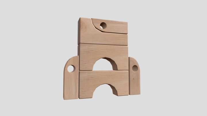 wk7a advanced unit block 3D Model
