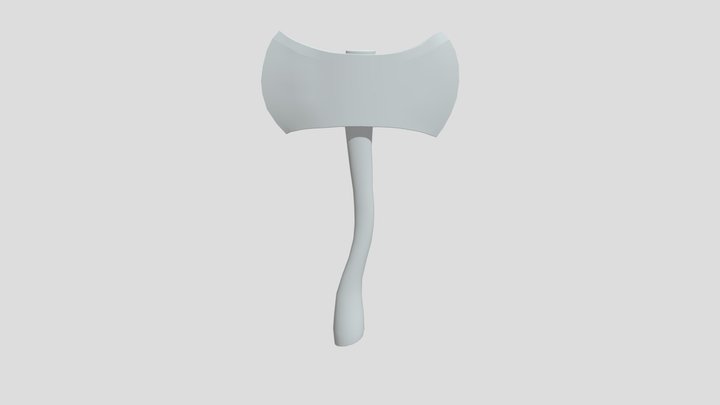 Finished Axe 3D Model