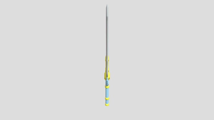 Sword Model 2 (Hidden devs portfolio) L TEXTURE! 3D Model
