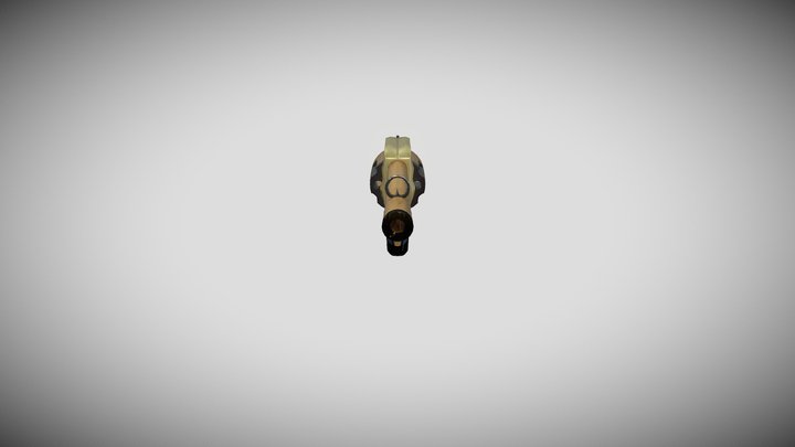 Pistol Obj 3D Model