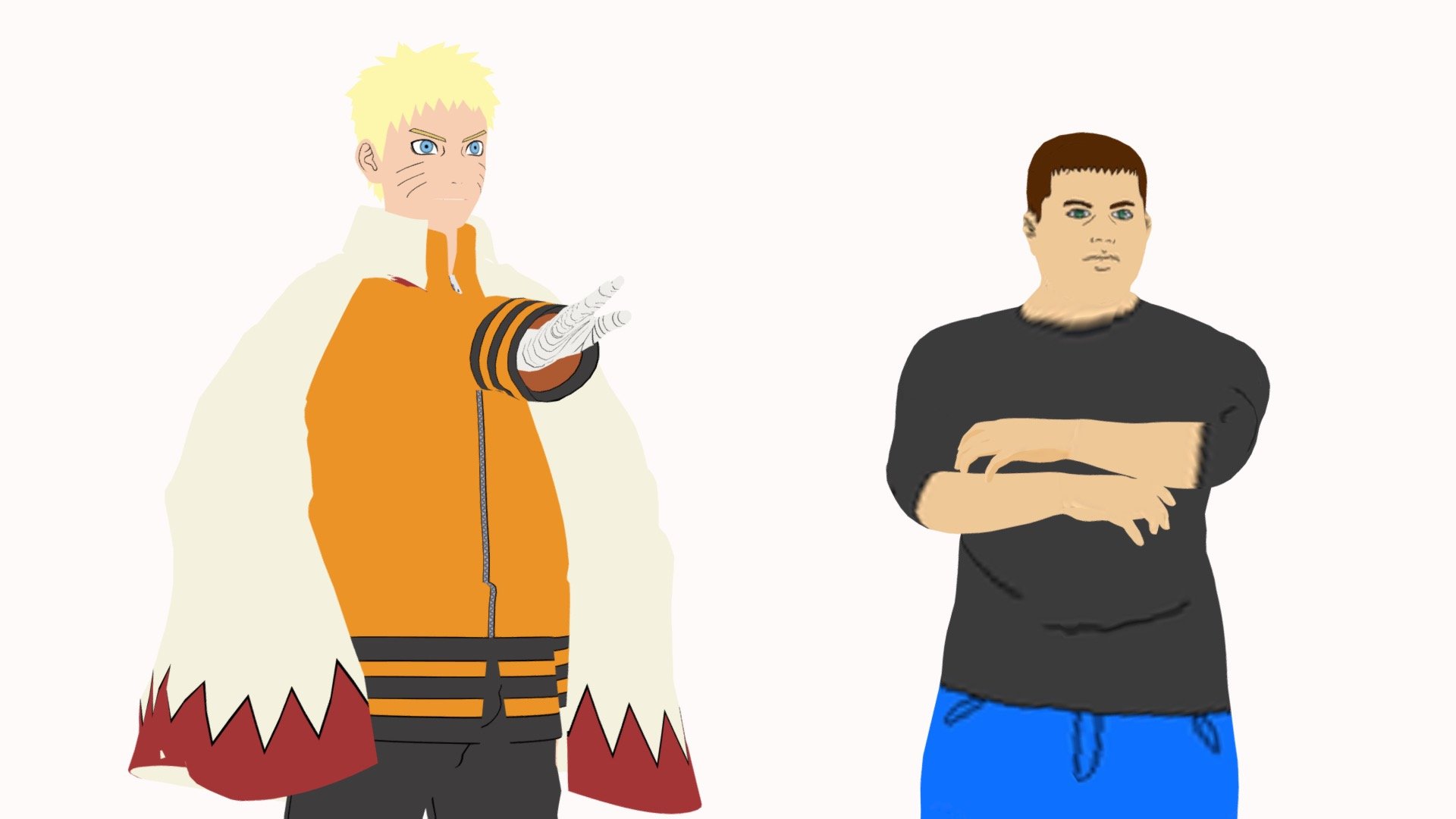 Rida Sidi ben ali Naruto uzumaki anime 3d