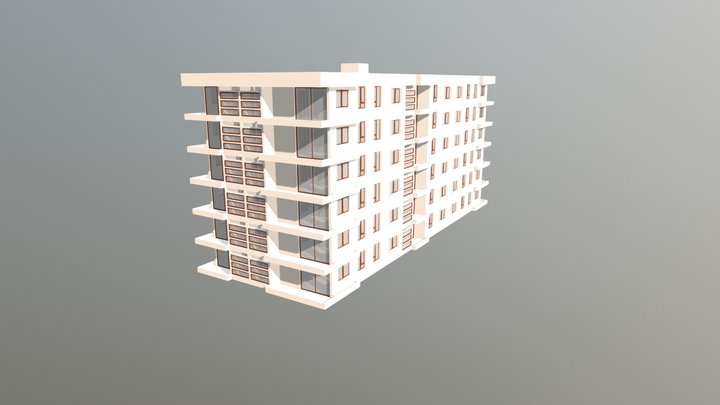 Edificio La Cruz 3D Model