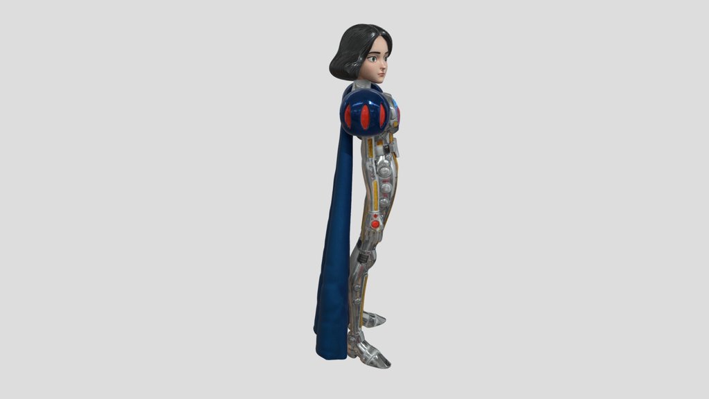 Female Robot by Tripo