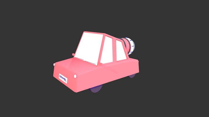 Tiny reactor car 3D Model