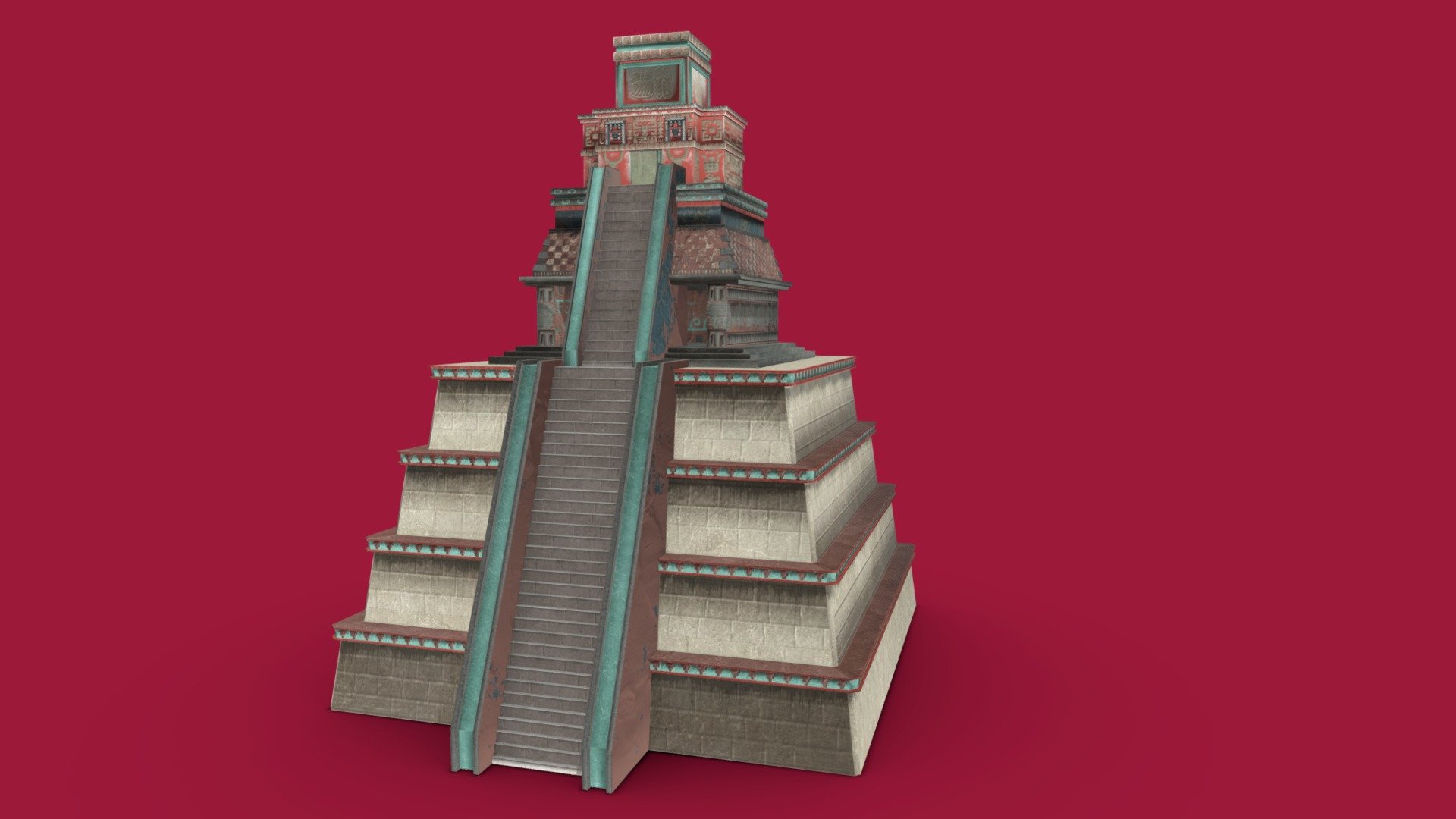 Mayan Pyramid - Download Free 3D model by CG BANG! (@CGbang) [850f343 ...