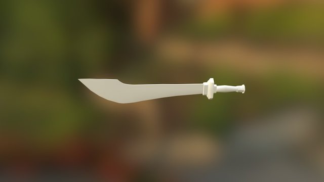 Espada Simples 3D Model