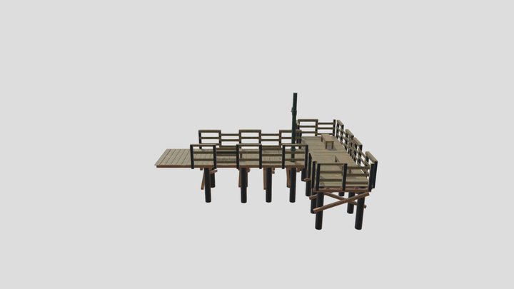 Lake Pier 3D Model
