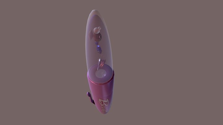 Barbie Pen 3D Model