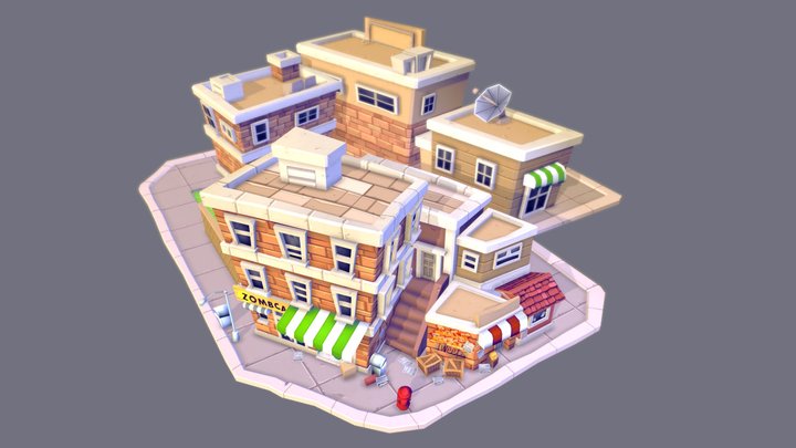 3D Building 3D Model