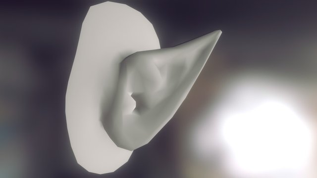 Elf Ear 3D Model