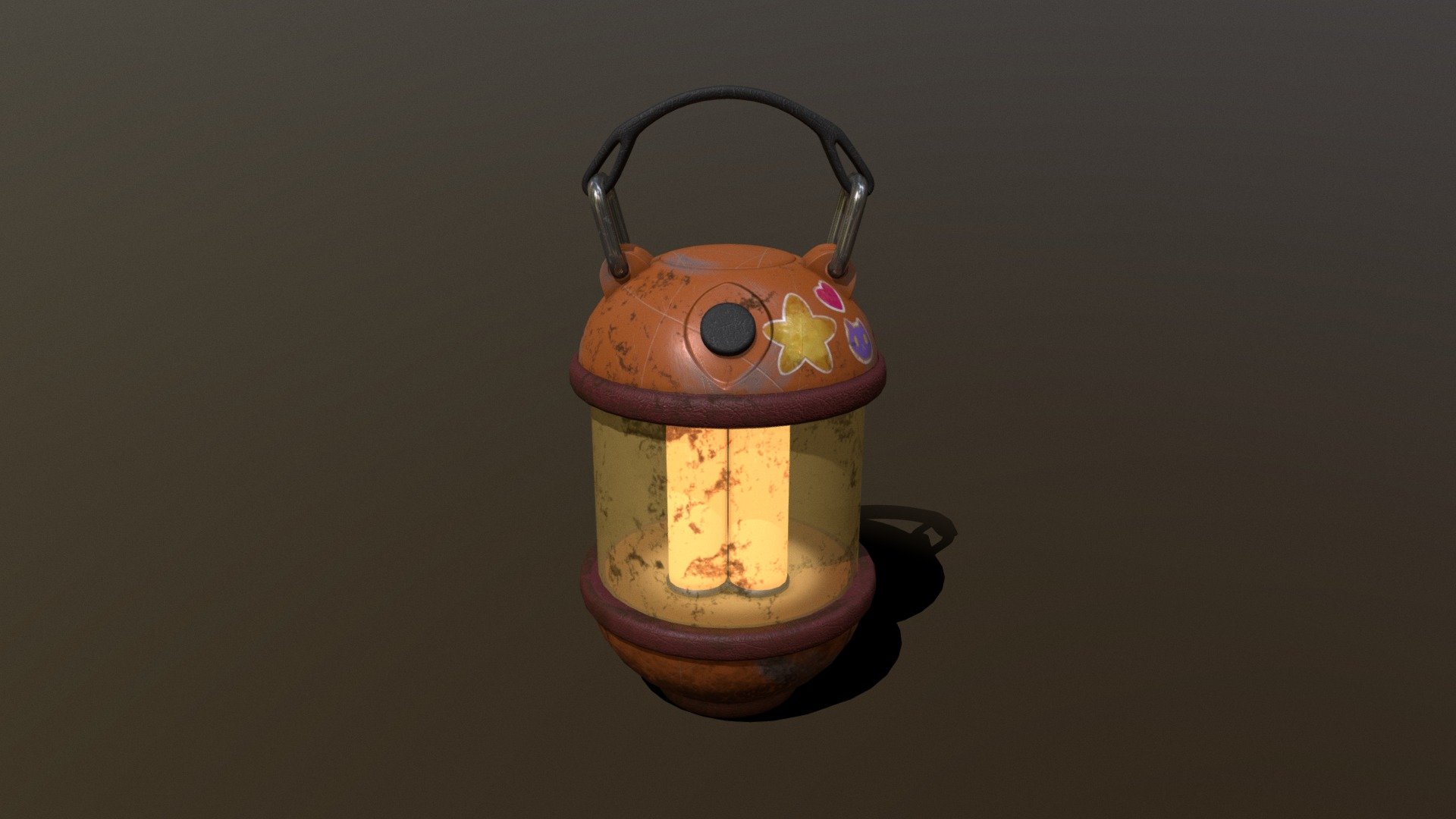 Girl Scout Lamp