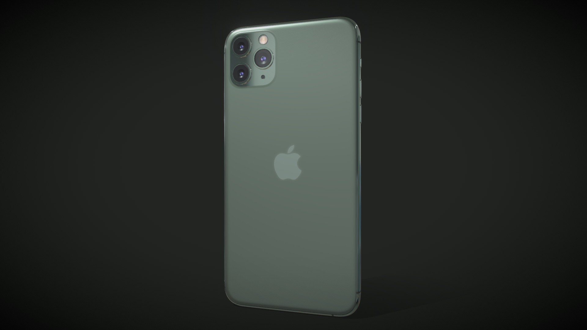 iPhone 11 pro max midnight green 3D model