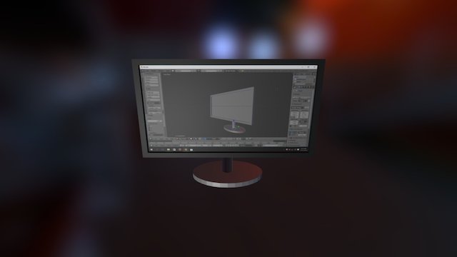 Monitor Flat 3D Model