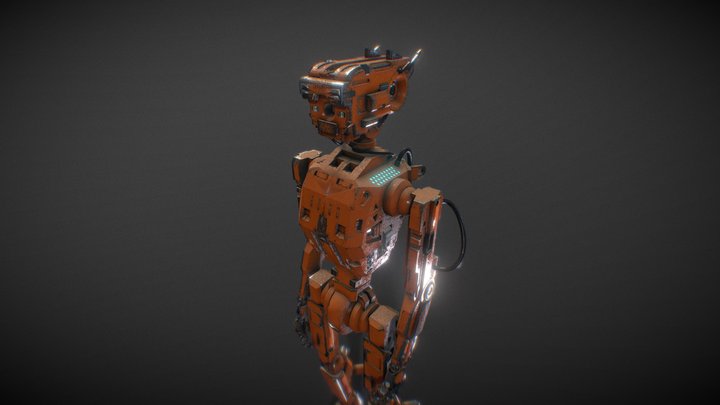 CONSTRUCTION BOT 3D Model