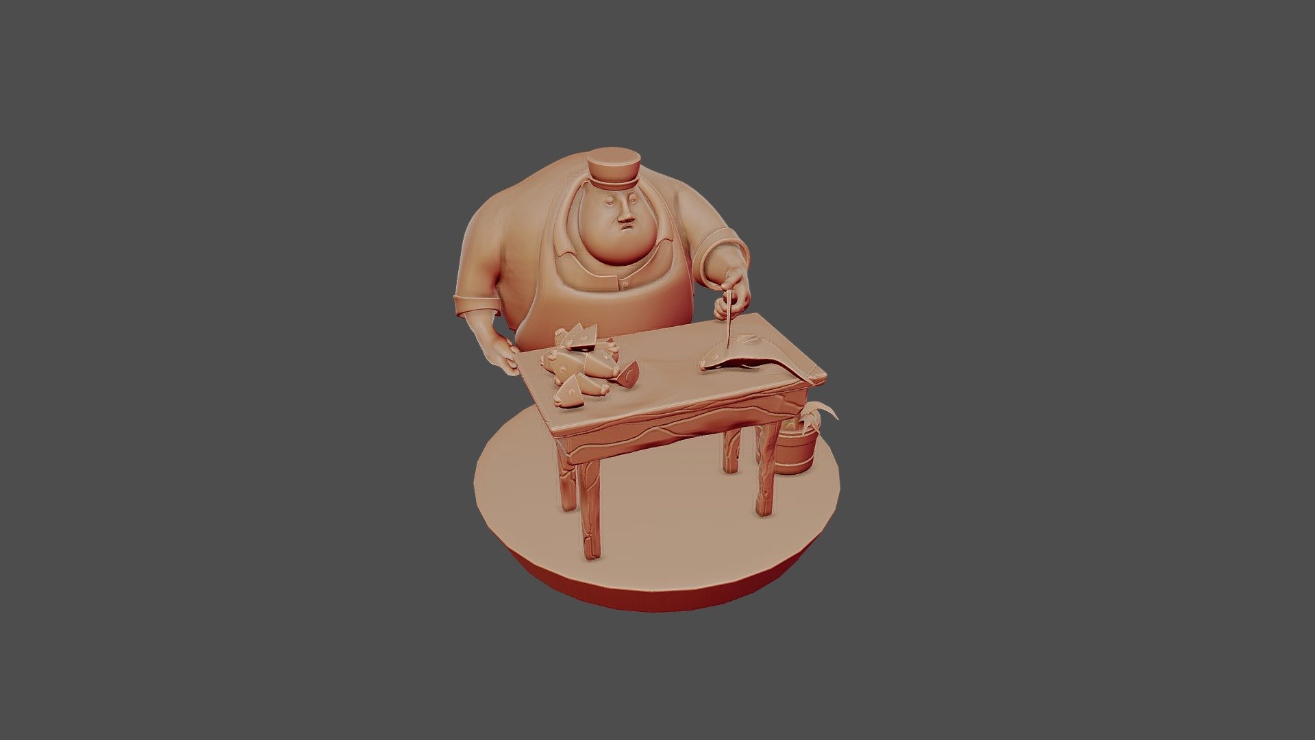 Butcher - 3D model by serdarwxy [8517293] - Sketchfab