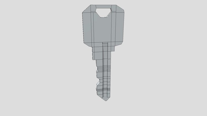 Key (Poly Model) 3D Model