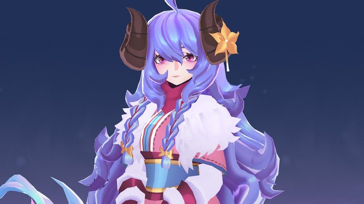 Spirit Blossom Kindred 3D Model