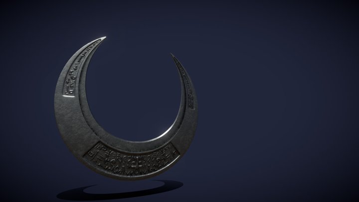 Crescent Dart - Moon Knight 3D Model