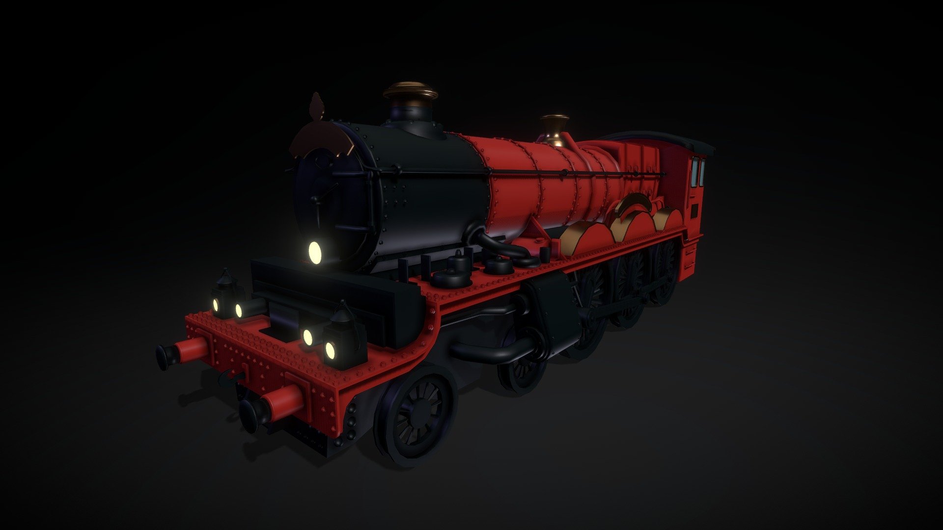 Hogwarts Express Fan art - 3D model by Uriel Esquivel Cobos (@uresco ...