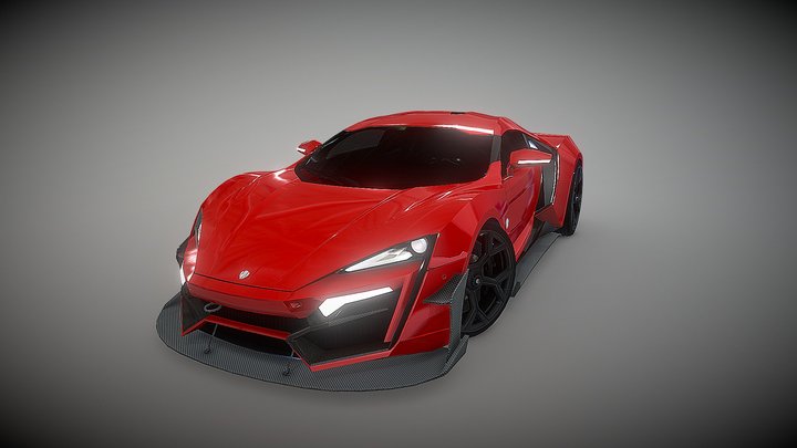 Lykan Hypersport - 2016 3D Model