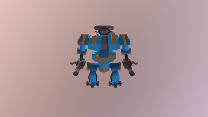 Dreadnought  LowPoly 3D Model