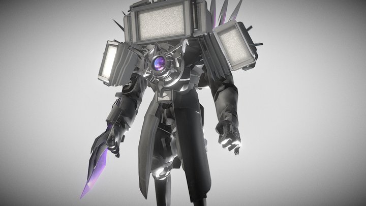 titan tv man upgrade 3D Model