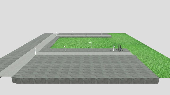 Road Scene 3D Model
