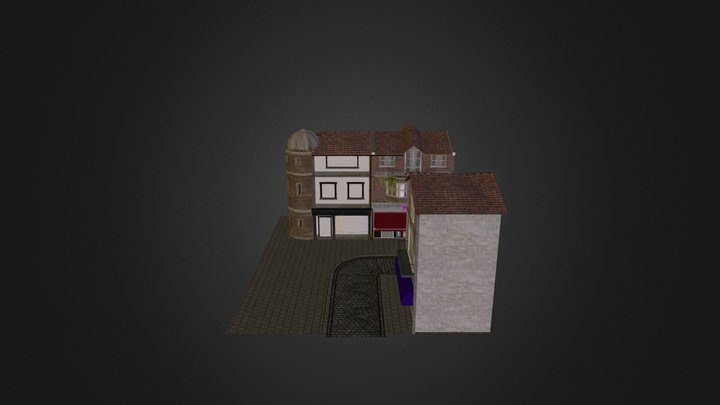 City scene w_o props 3D Model