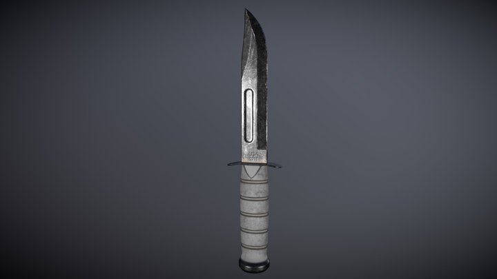 Ka-Bar knife 3D Model