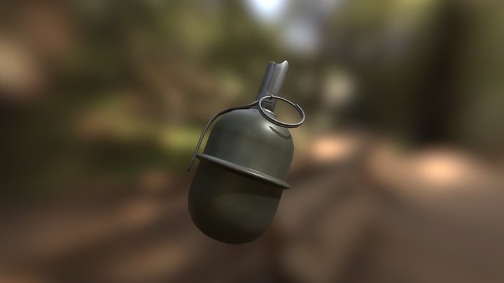 RGD-5 Russian Grenade 3D Model