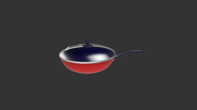 Wok 3D Model