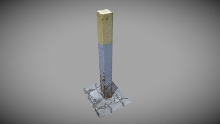 Traffic Bollard 3D Model