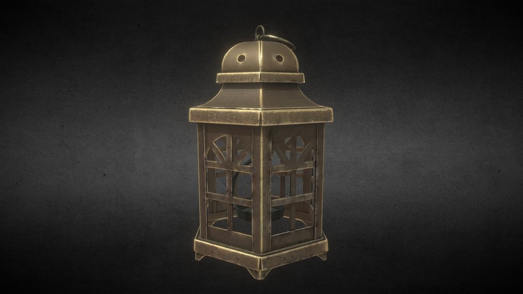Bronze+lantern+3d+model